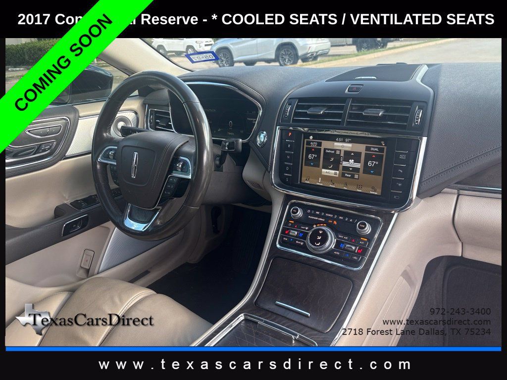 Used 2017 Lincoln Continental Reserve w/ Luxury Package AWD/4WD image 8