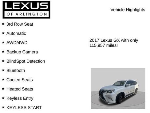 Used 2017 Lexus GX 460 Luxury AWD/4WD image 8