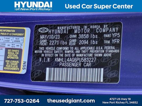 Used 2023 Hyundai Elantra SE w/ Cargo Package FWD image 30