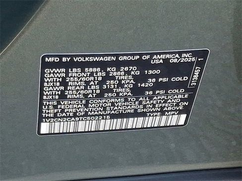 New 2026 Volkswagen Atlas Peak Edition image 11