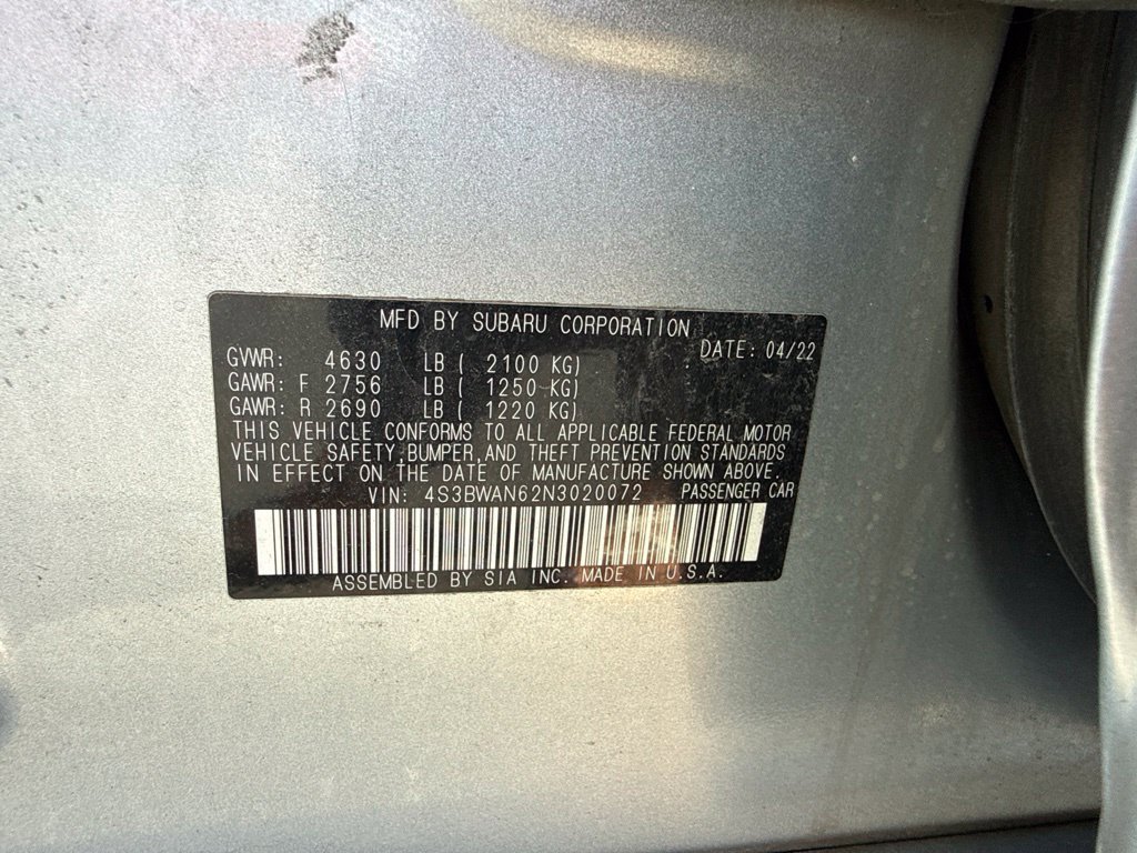 Used 2022 Subaru Legacy Limited w/ Popular Package #3 AWD/4WD image 11
