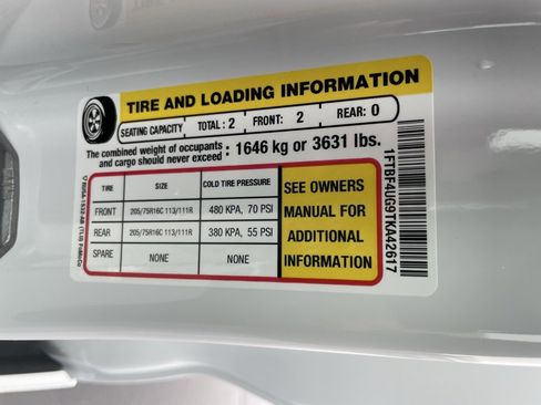 New 2026 Ford Transit 350 148 High Roof DRW AWD w/ Load Area Protection Package image 45