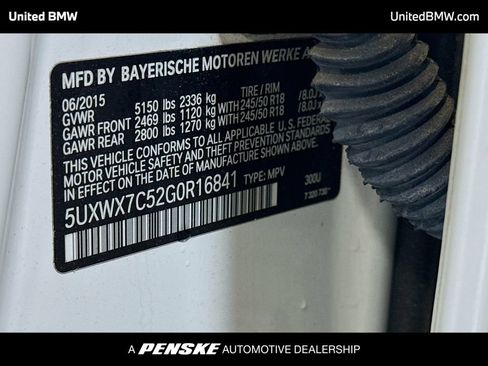 Used 2016 BMW X3 xDrive35i AWD/4WD image 15