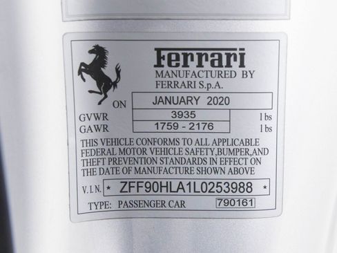 Used 2020 Ferrari 488 Pista Coupe image 67