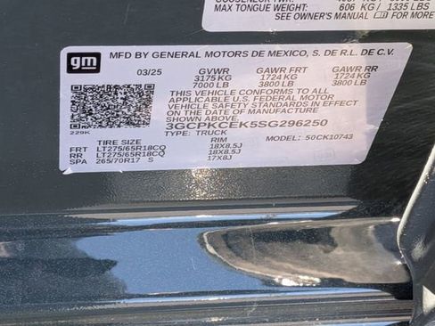 New 2025 Chevrolet Silverado 1500 Custom Trail Boss image 35