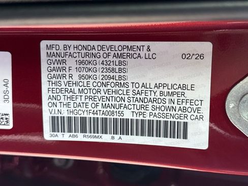 New 2026 Honda Accord SE image 30