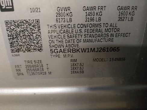 Used 2021 Buick Enclave Essence w/ Sound and Sites Package FWD image 33