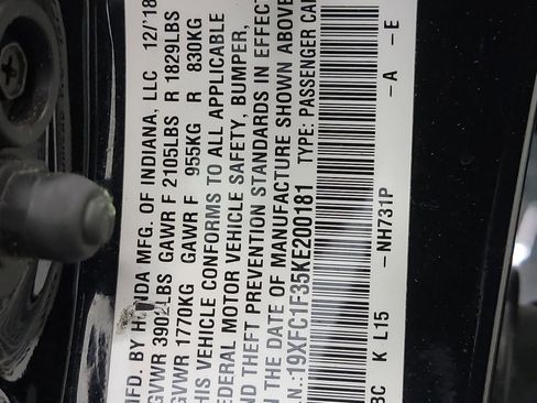 Used 2019 Honda Civic EX image 33