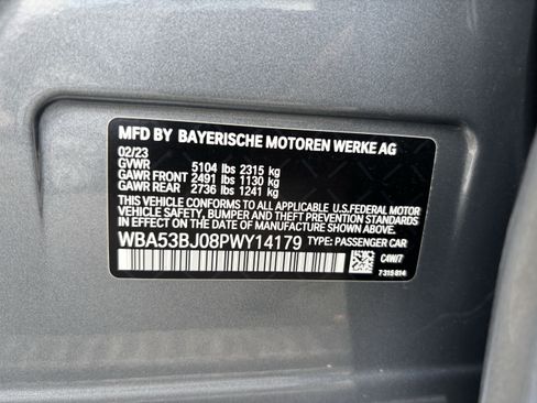 Used 2023 BMW 540i RWD image 38