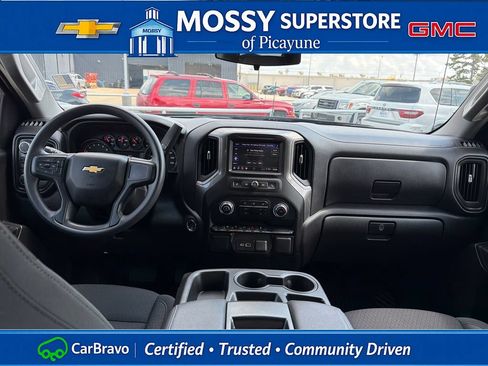 Certified 2025 Chevrolet Silverado 1500 Custom w/ Turbomax Blackout Package AWD/4WD image 15