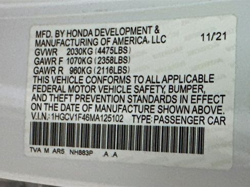 Used 2021 Honda Accord Sport Special Edition image 12