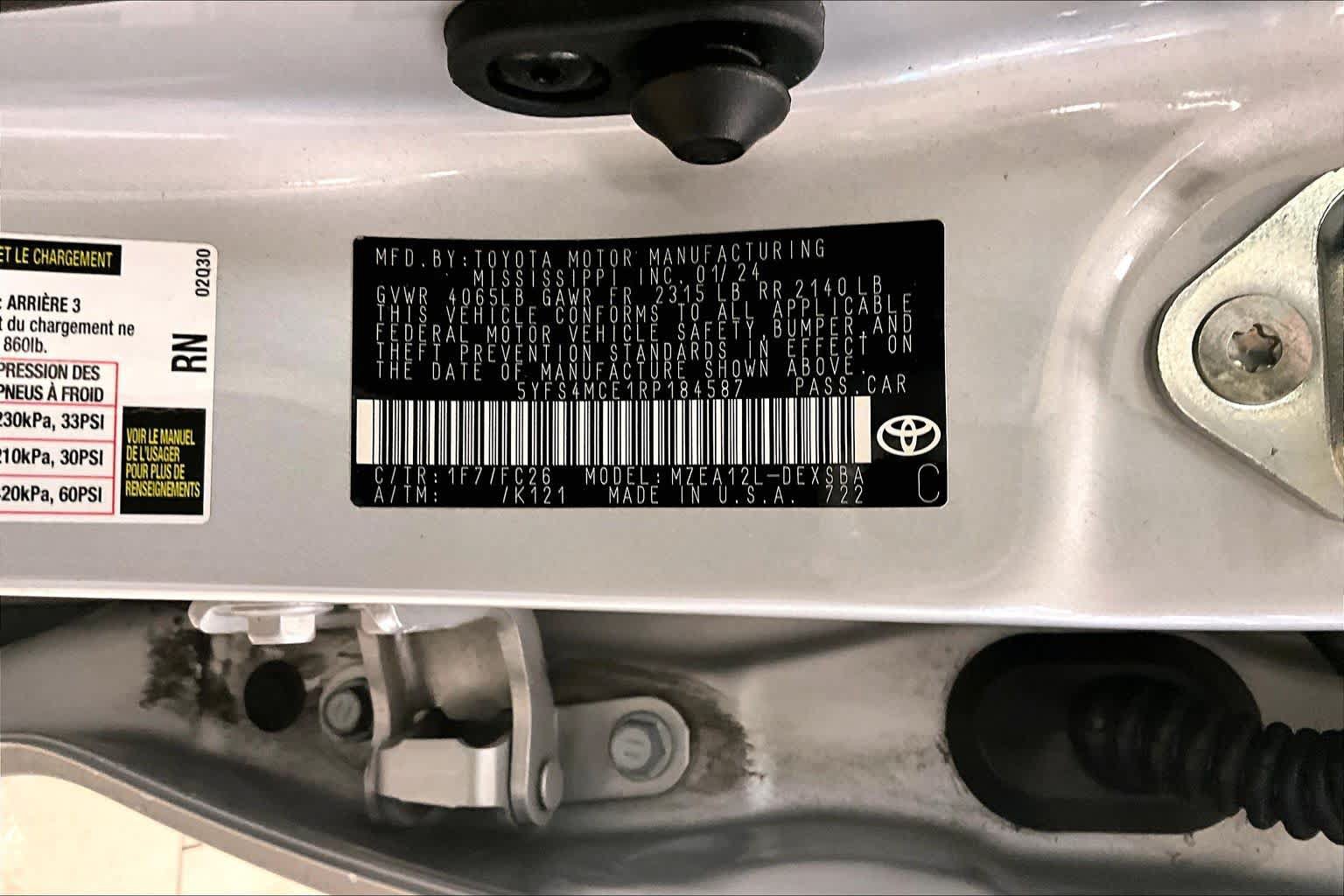 Used 2024 Toyota Corolla SE FWD image 31