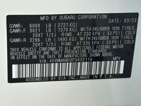 Certified 2023 Subaru Ascent Touring AWD/4WD image 33