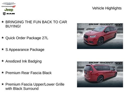 New 2026 Chrysler Pacifica Select w/ S Appearance Package image 2