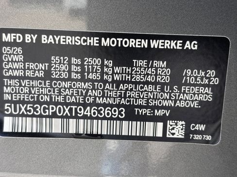 Used 2026 BMW X3 xDrive30i w/ Premium Package AWD/4WD image 8