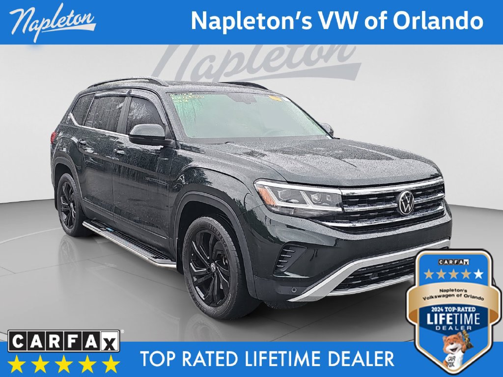 Used 2022 Volkswagen Atlas SE w/ Panoramic Sunroof Package FWD image 8