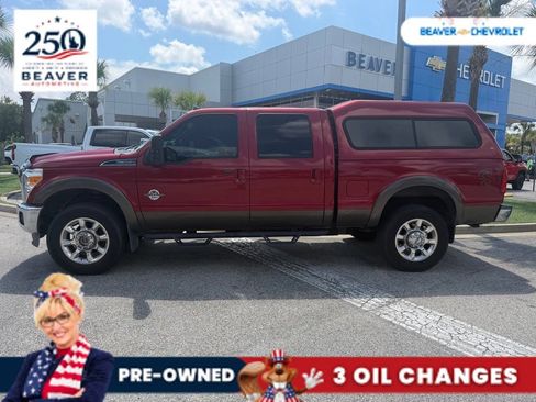 Used 2016 Ford F350 Lariat w/ Snow Plow Prep Package AWD/4WD image 7