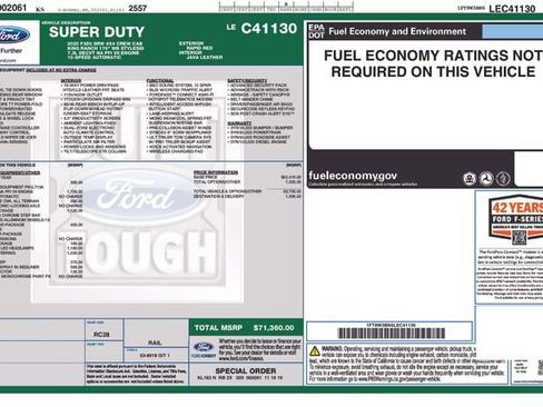 Certified 2020 Ford F350 King Ranch w/ Chrome Package image 31