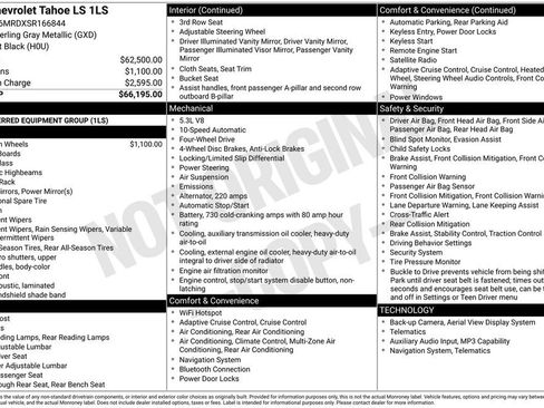 Used 2025 Chevrolet Tahoe LS AWD/4WD image 28
