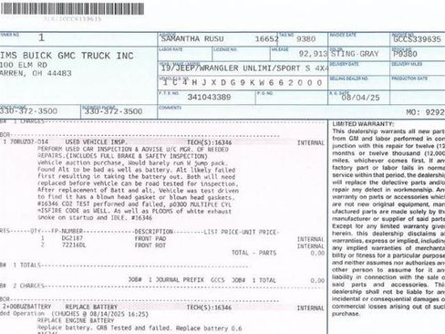 Used 2019 Jeep Wrangler Unlimited Sport S image 23