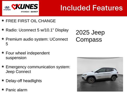 Used 2025 Jeep Compass Trailhawk AWD/4WD image 3
