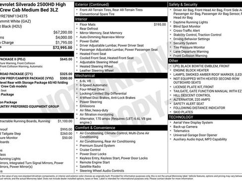 Certified 2022 Chevrolet Silverado 2500 High Country w/ Safety Package II AWD/4WD image 2