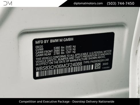 Used 2021 BMW M5 w/ Competition Package AWD/4WD image 53