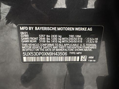 Used 2022 BMW X3 xDrive30i w/ Convenience Package AWD/4WD image 26