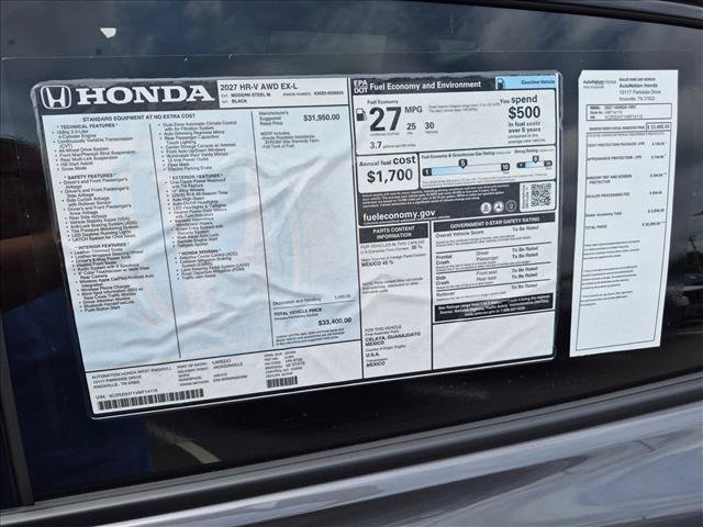 New 2027 Honda HR-V EX-L image 16
