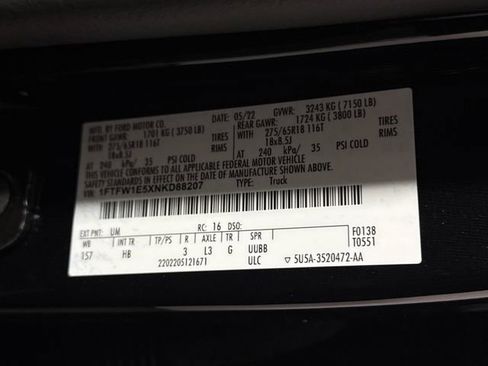 Used 2022 Ford F150 Lariat AWD/4WD image 27