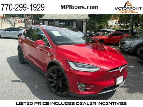 Used 2021 Tesla Model X Long Range AWD/4WD image 1