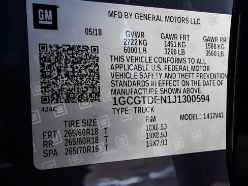 Used 2018 Chevrolet Colorado Z71 w/ Centennial Edition AWD/4WD image 14