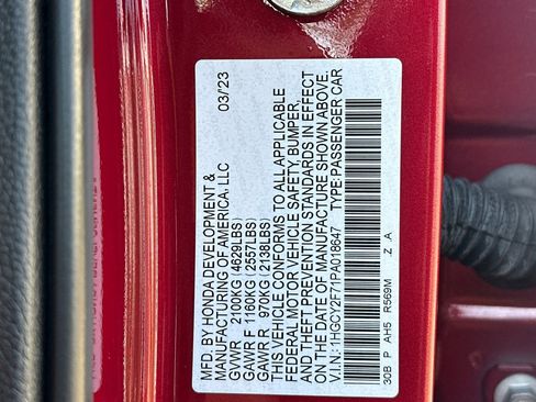 Certified 2023 Honda Accord Sport image 33