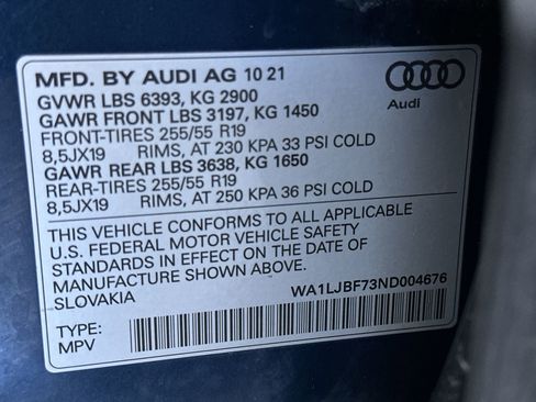 Used 2022 Audi Q7 2.0T Premium Plus w/ Premium Plus Package AWD/4WD image 13