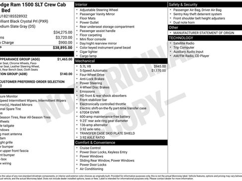 Used 2008 Dodge Ram 1500 Truck SLT w/ Sport Appearance Group AWD/4WD image 15