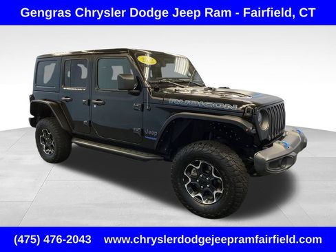 Certified 2022 Jeep Wrangler Unlimited Rubicon 4xe w/ Cold Weather Group AWD/4WD image 7
