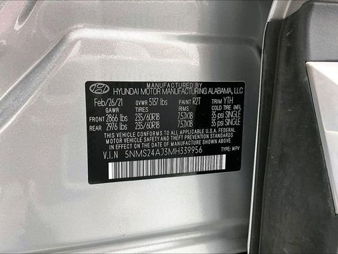 Used 2021 Hyundai Santa Fe SEL w/ Cargo Package FWD image 39