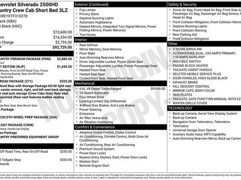 New 2026 Chevrolet Silverado 2500 High Country w/ High Country Premium Package AWD/4WD image 4