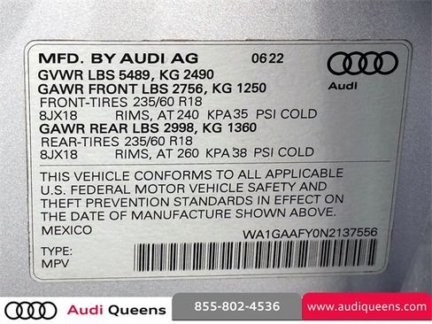 Certified 2022 Audi Q5 2.0T Premium w/ Convenience Package image 32