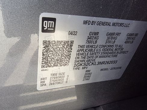 Used 2022 GMC Yukon AT4 w/ Max Trailering Package image 34