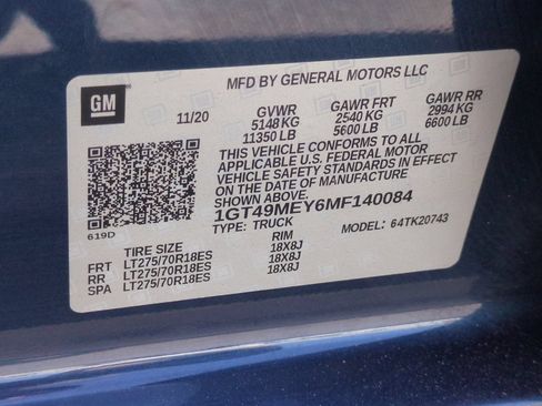 Used 2021 GMC Sierra 2500 SLE w/ SLE Value Package; AWD/4WD image 54