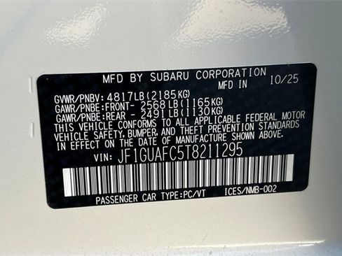 New 2026 Subaru Impreza 2.0i Sport image 24