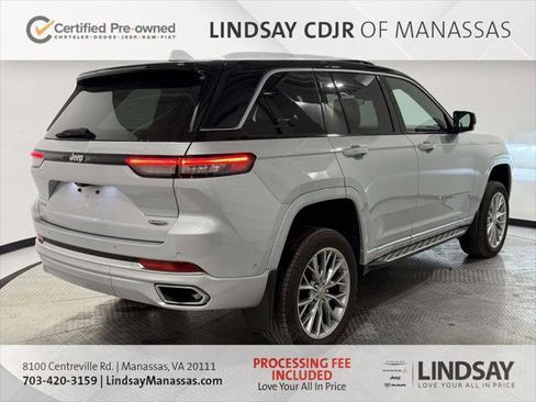 Certified 2024 Jeep Grand Cherokee Summit w/ Luxury Tech Group V AWD/4WD image 8