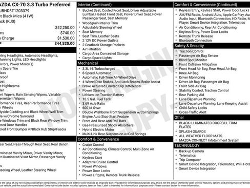 New 2026 MAZDA CX-70 3.3 Turbo w/ Preferred Package image 3