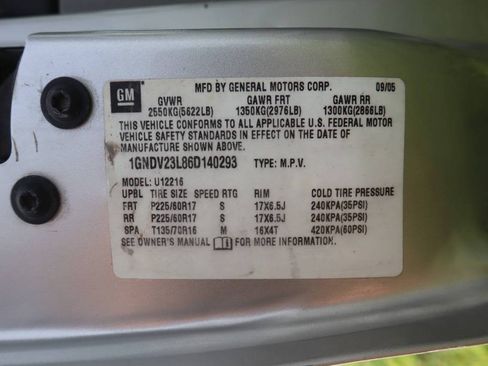 Used 2006 Chevrolet Uplander LS w/ Climate Package FWD image 22