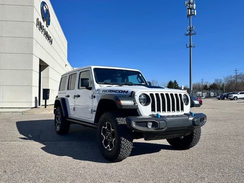 Used 2021 Jeep Wrangler Unlimited Rubicon 4xe w/ Cold Weather Group image 1