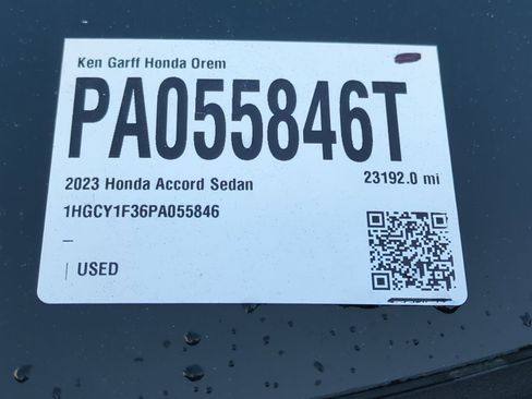 Used 2023 Honda Accord EX image 33