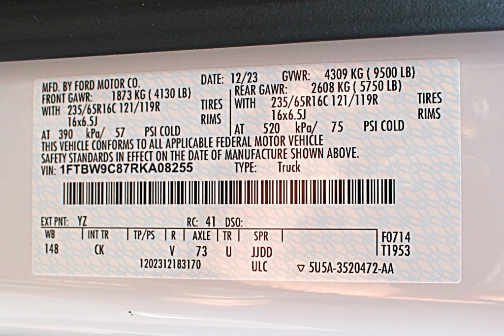 Used 2024 Ford Transit 350 148 Medium Roof w/ Interior Upgrade Package RWD image 28