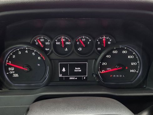 Used 2023 Chevrolet Silverado 1500 Custom w/ LPO, Dark Essentials Package RWD image 12