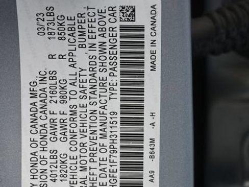Used 2023 Honda Civic EX image 16